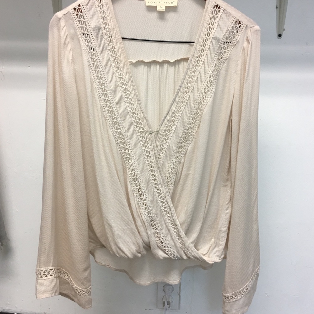 Love stitch long sleeve top